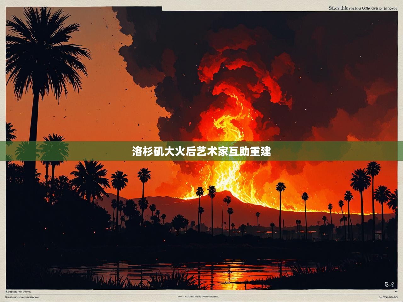 洛杉矶大火后艺术家互助重建 洛杉矶大火后艺术家互助重建