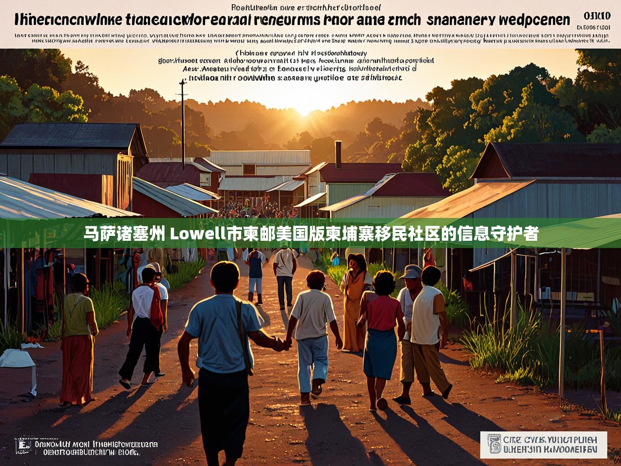 马萨诸塞州 Lowell市柬邮美国版柬埔寨移民社区的信息守护者 马萨诸塞州 Lowell市柬邮美国版柬埔寨移民社区的信息守护者