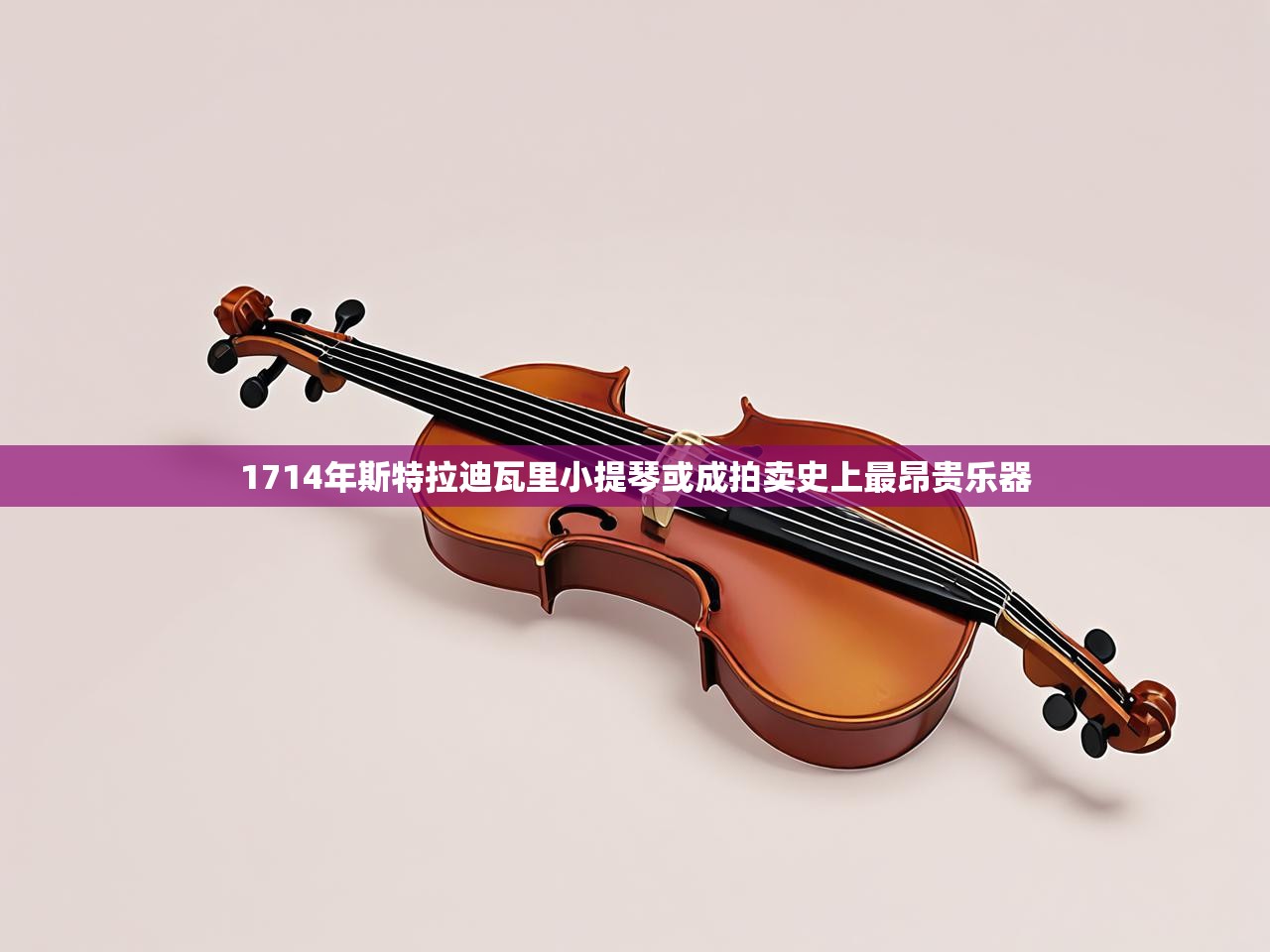 1714年斯特拉迪瓦里小提琴或成拍卖史上最昂贵乐器 1714年斯特拉迪瓦里小提琴或成拍卖史上最昂贵乐器