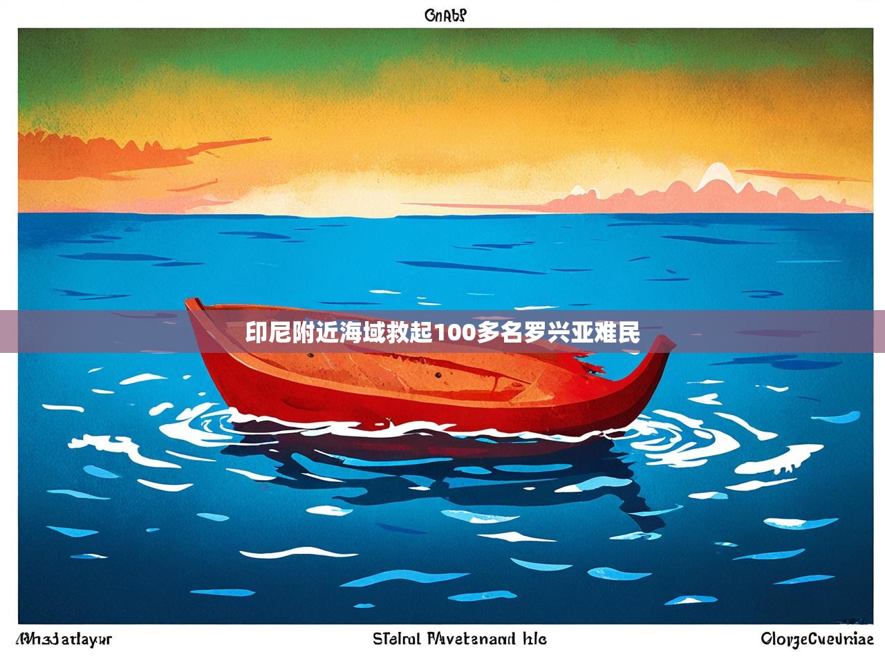 印尼附近海域救起100多名罗兴亚难民 印尼附近海域救起100多名罗兴亚难民