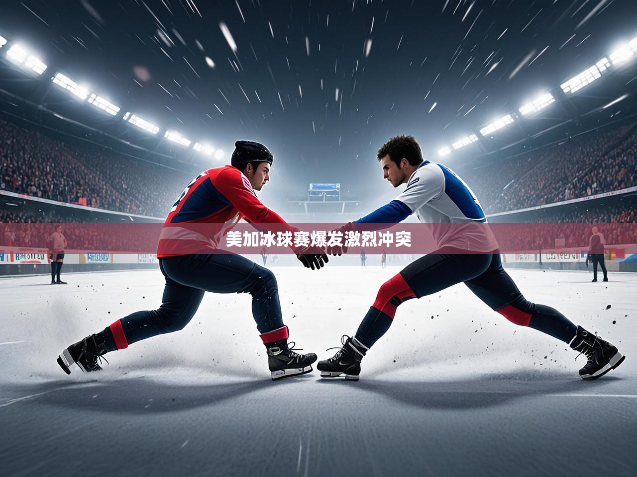 美加冰球赛爆发激烈冲突 美加冰球赛爆发激烈冲突