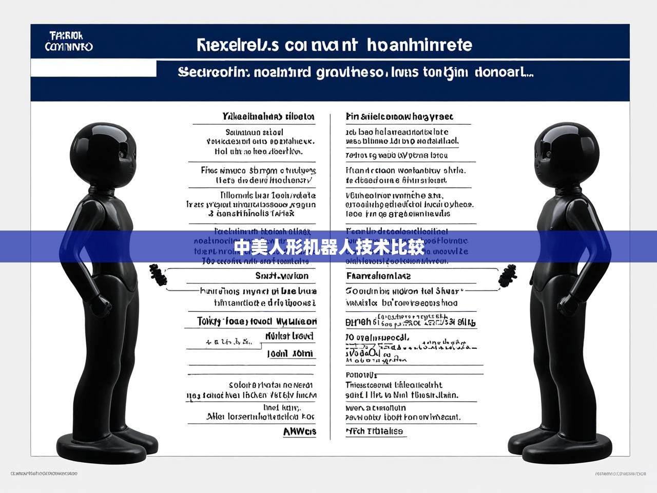 中美人形机器人技术比较 中美人形机器人技术比较
