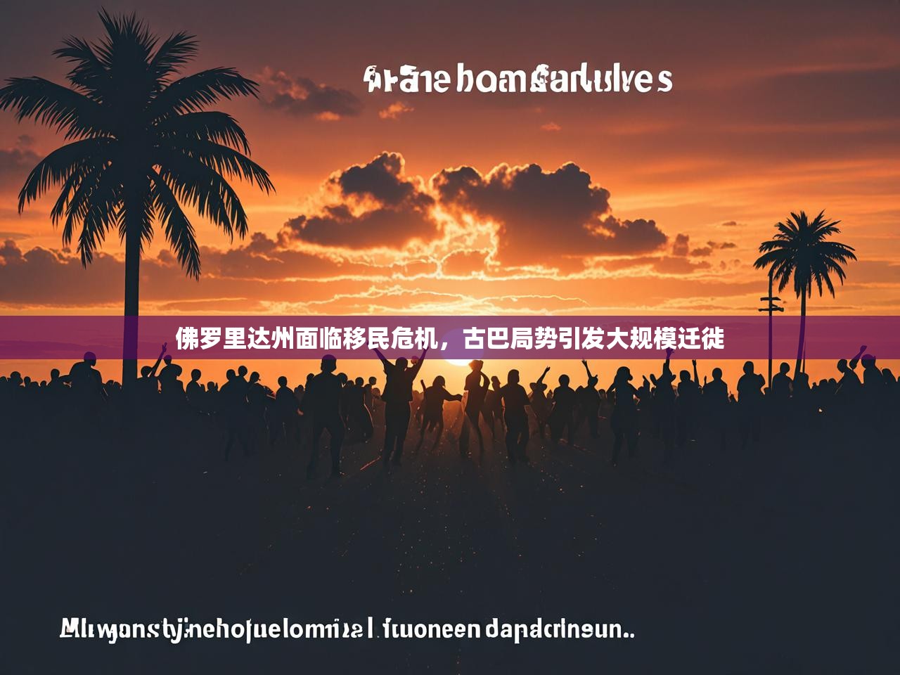 佛罗里达州面临移民危机,古巴局势引发大规模迁徙 佛罗里达州面临移民危机,古巴局势引发大规模迁徙