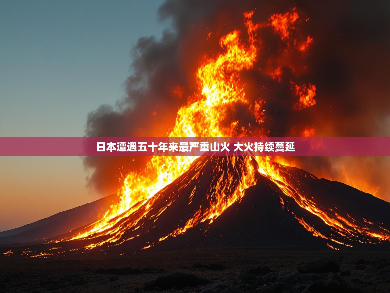 日本遭遇五十年来最严重山火 大火持续蔓延 日本遭遇五十年来最严重山火 大火持续蔓延