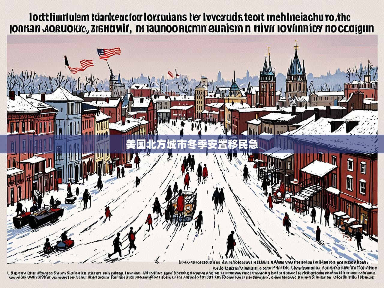 美国北方城市冬季安置移民急 美国北方城市冬季安置移民急