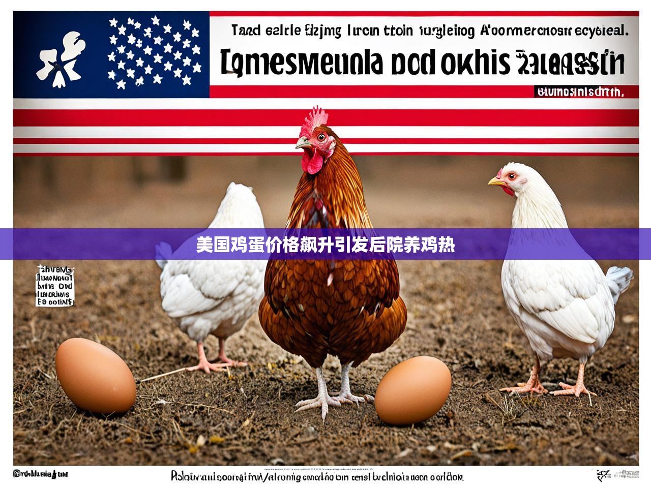 美国鸡蛋价格飙升引发后院养鸡热 美国鸡蛋价格飙升引发后院养鸡热
