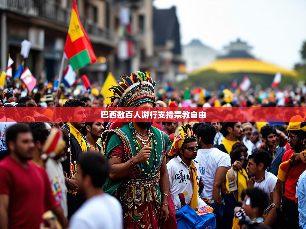 巴西数百人游行支持宗教自由