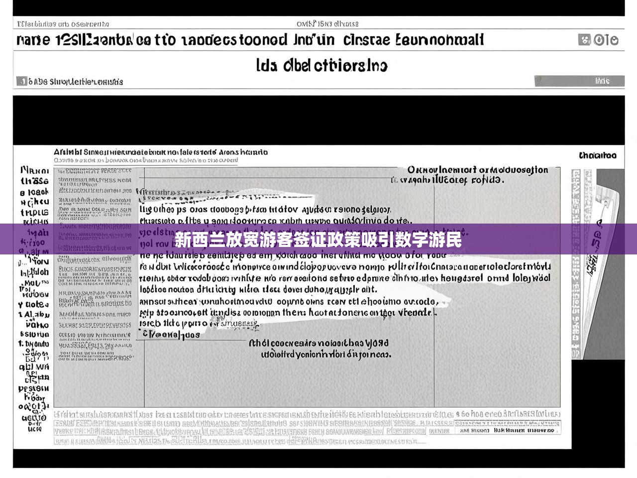 新西兰放宽游客签证政策吸引数字游民 新西兰放宽游客签证政策吸引数字游民