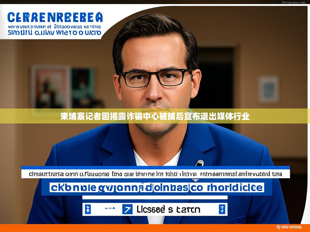 柬埔寨记者因揭露诈骗中心被捕后宣布退出媒体行业 柬埔寨记者因揭露诈骗中心被捕后宣布退出媒体行业