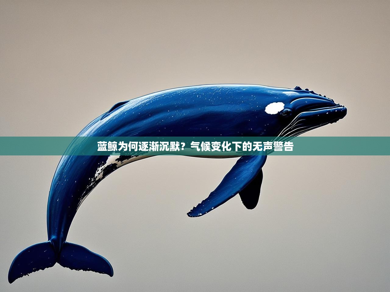 蓝鲸为何逐渐沉默?气候变化下的无声警告 蓝鲸为何逐渐沉默?气候变化下的无声警告
