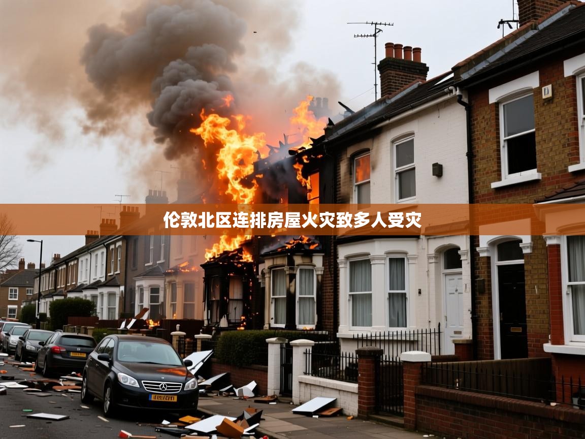 伦敦北区连排房屋火灾致多人受灾 伦敦北区连排房屋火灾致多人受灾