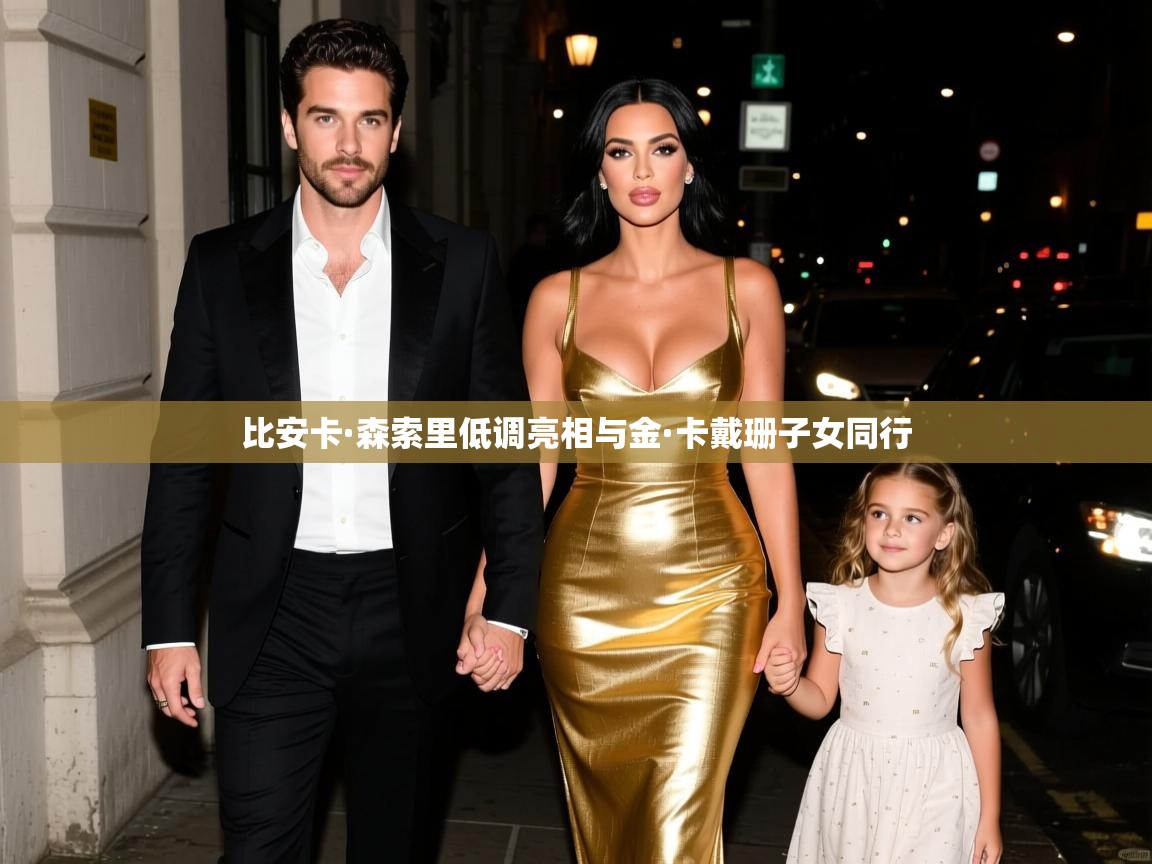 比安卡·森索里低调亮相与金·卡戴珊子女同行