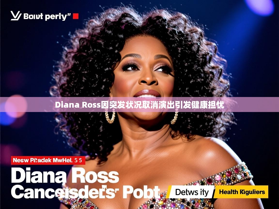 Diana Ross因突发状况取消演出引发健康担忧