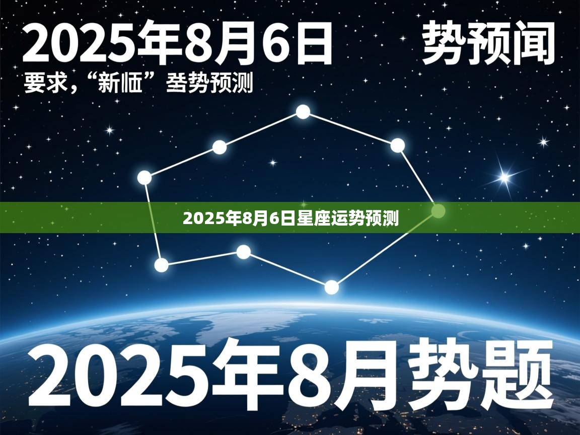 2025年8月6日星座运势预测 2025年8月6日星座运势预测