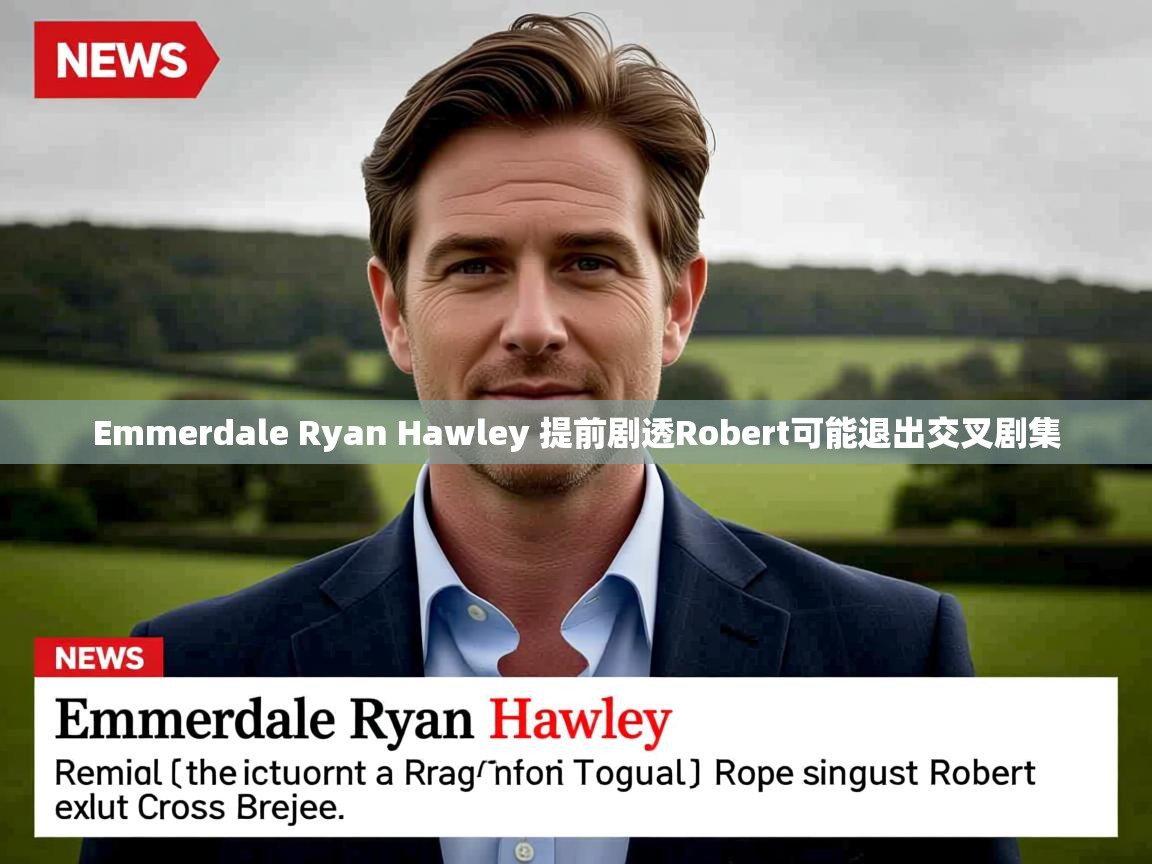 Emmerdale Ryan Hawley 提前剧透Robert可能退出交叉剧集 Emmerdale Ryan Hawley 提前剧透Robert可能退出交叉剧集
