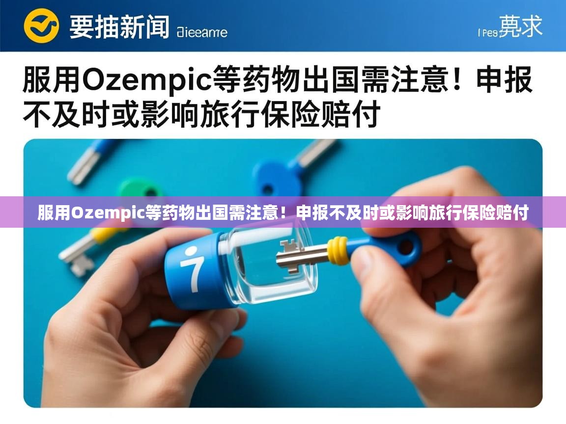 服用Ozempic等药物出国需注意!申报不及时或影响旅行保险赔付 服用Ozempic等药物出国需注意!申报不及时或影响旅行保险赔付