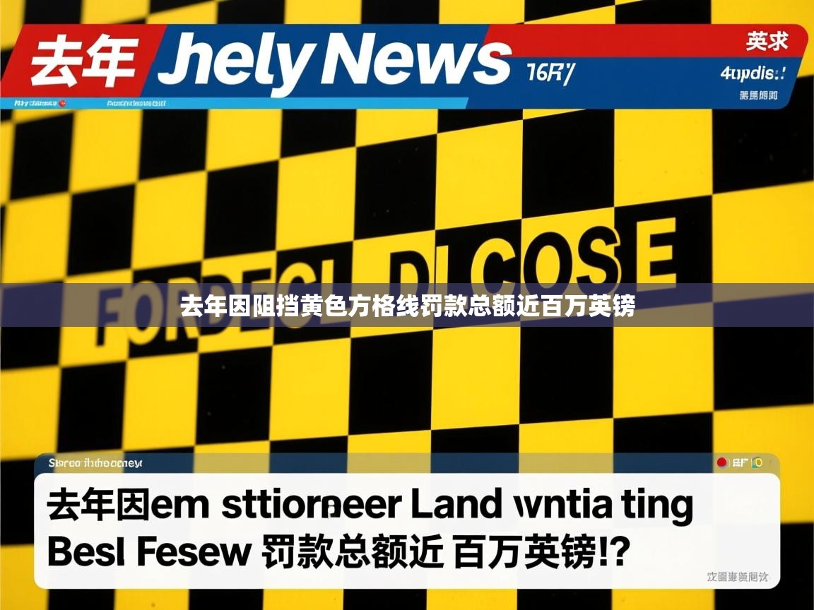 去年因阻挡黄色方格线罚款总额近百万英镑 去年因阻挡黄色方格线罚款总额近百万英镑
