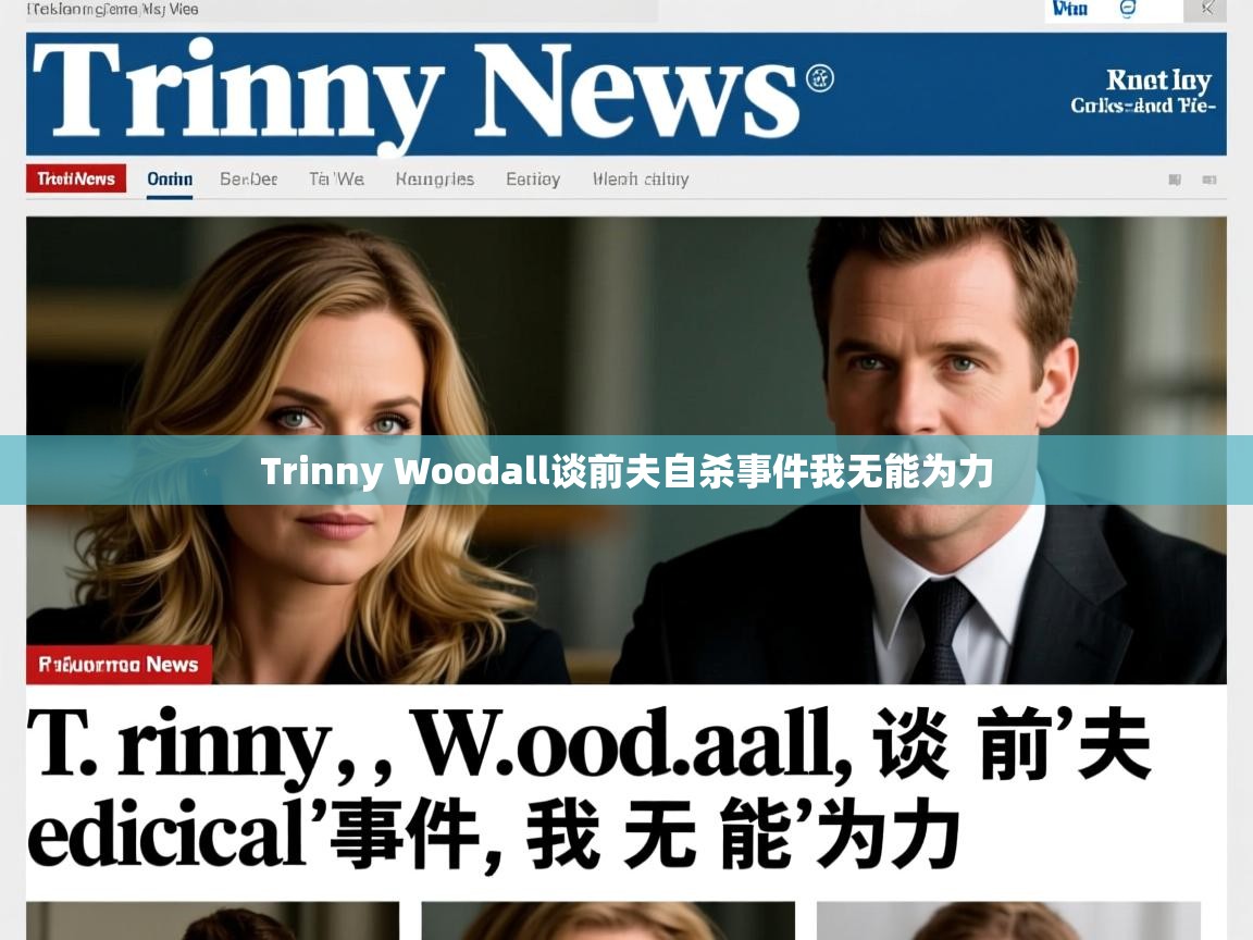 Trinny Woodall谈前夫自杀事件我无能为力