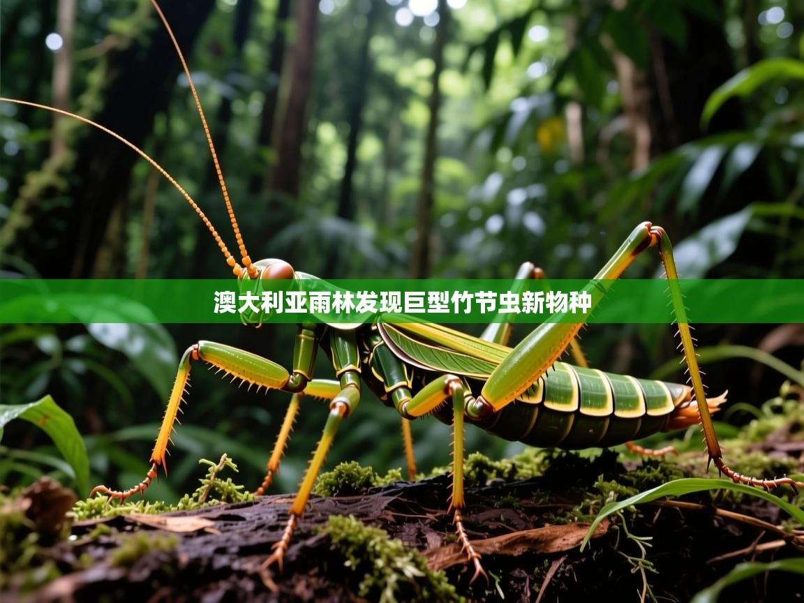 澳大利亚雨林发现巨型竹节虫新物种