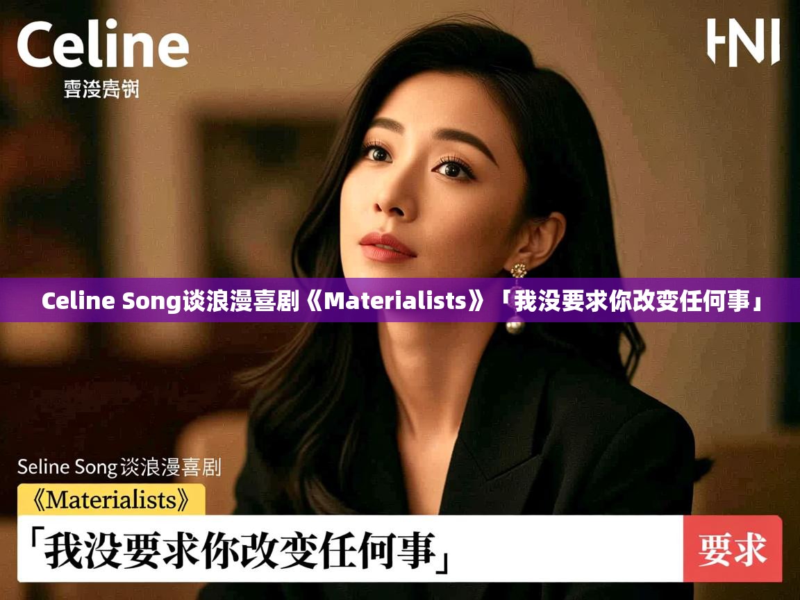 Celine Song谈浪漫喜剧《Materialists》「我没要求你改变任何事」