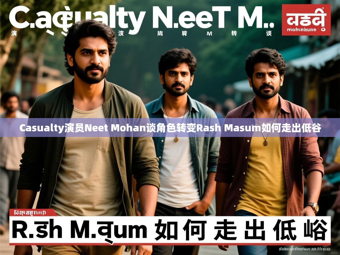 Casualty演员Neet Mohan谈角色转变Rash Masum如何走出低谷