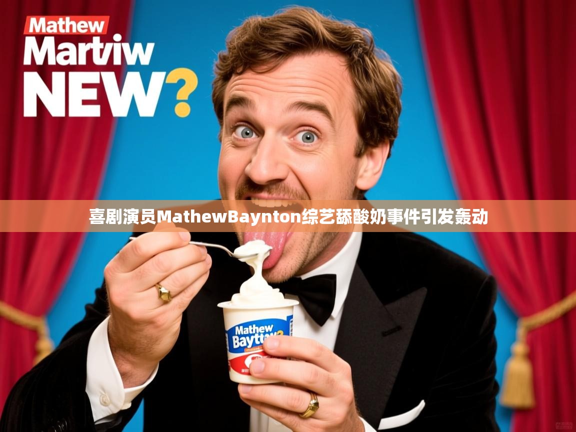 喜剧演员MathewBaynton综艺舔酸奶事件引发轰动