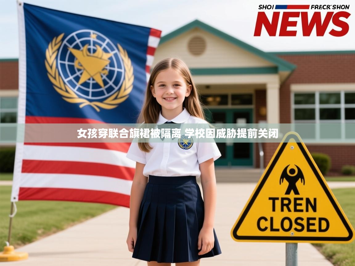 女孩穿联合旗裙被隔离 学校因威胁提前关闭 女孩穿联合旗裙被隔离 学校因威胁提前关闭