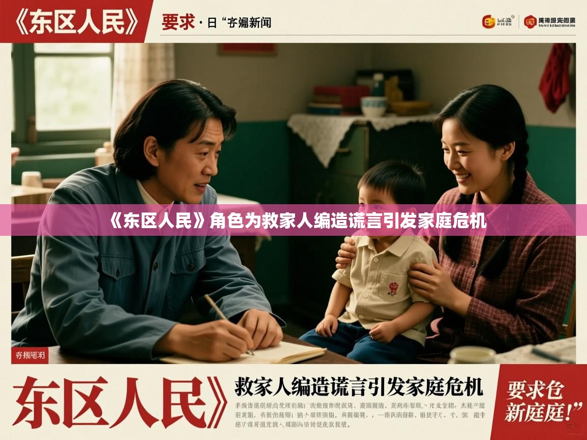 《东区人民》角色为救家人编造谎言引发家庭危机 《东区人民》角色为救家人编造谎言引发家庭危机