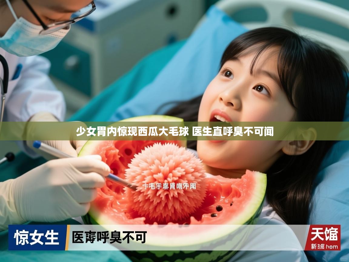 少女胃内惊现西瓜大毛球 医生直呼臭不可闻