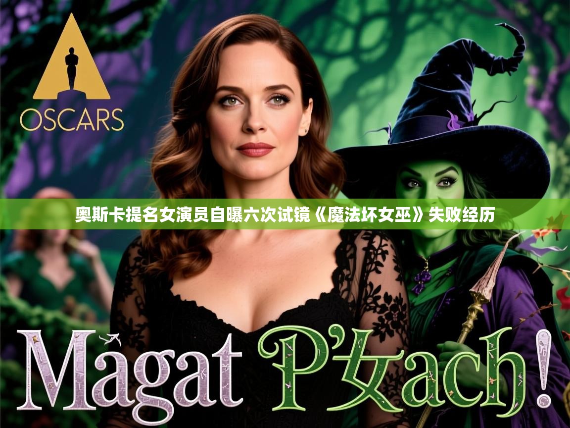 奥斯卡提名女演员自曝六次试镜《魔法坏女巫》失败经历