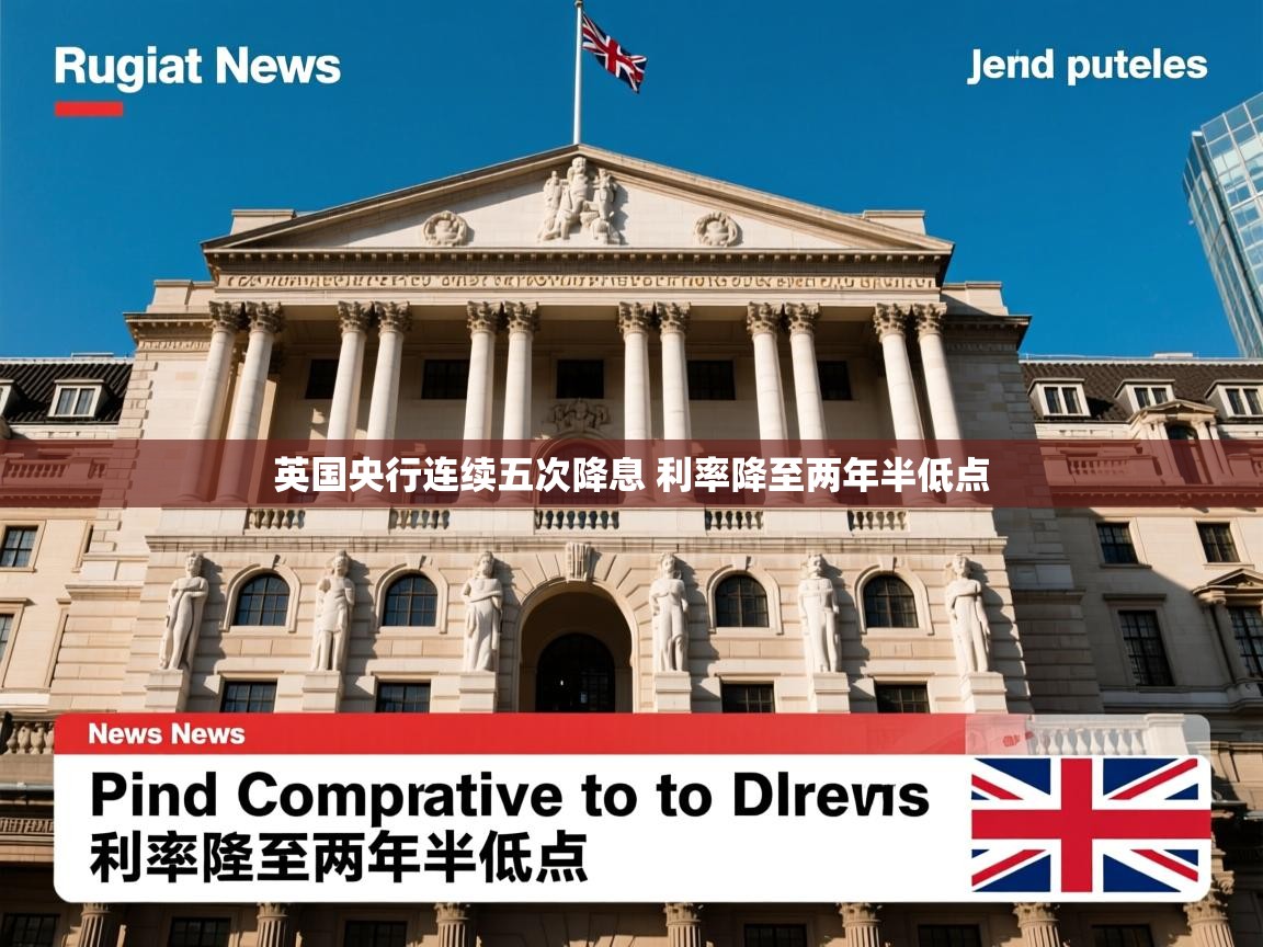 英国央行连续五次降息 利率降至两年半低点
