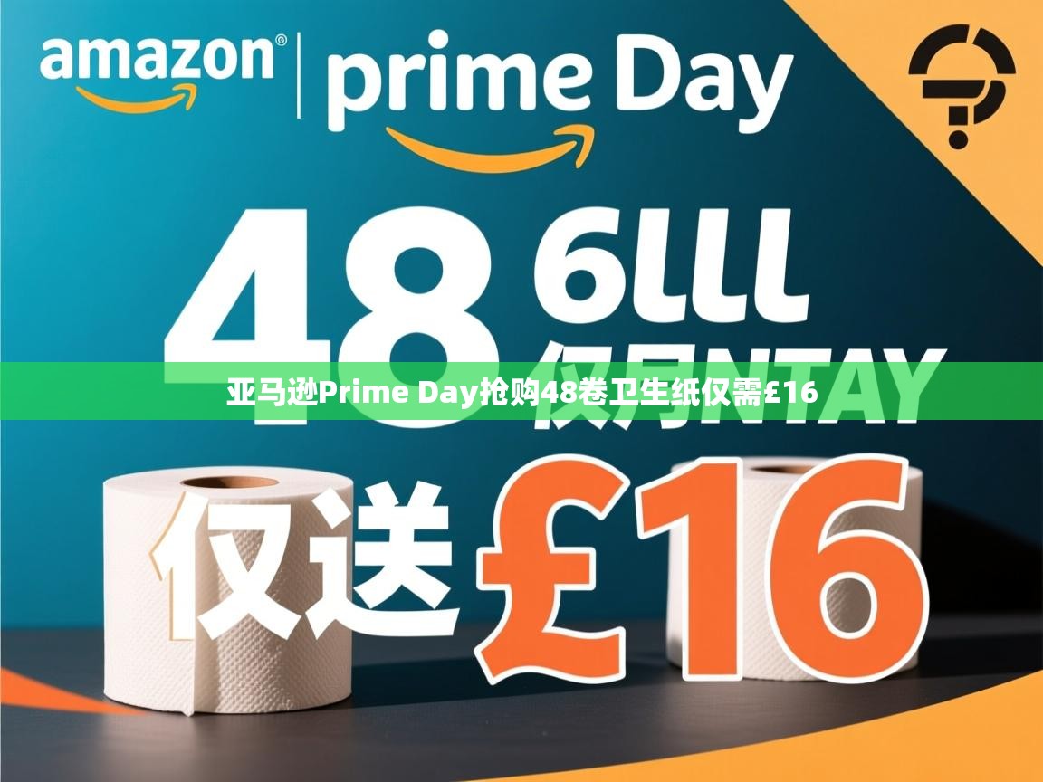亚马逊Prime Day抢购48卷卫生纸仅需£16 亚马逊Prime Day抢购48卷卫生纸仅需£16