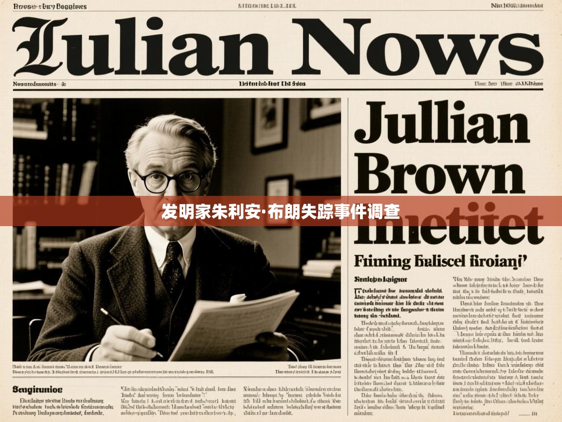 发明家朱利安·布朗失踪事件调查 发明家朱利安·布朗失踪事件调查