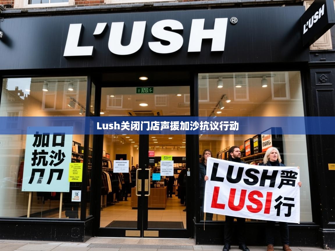Lush关闭门店声援加沙抗议行动 Lush关闭门店声援加沙抗议行动