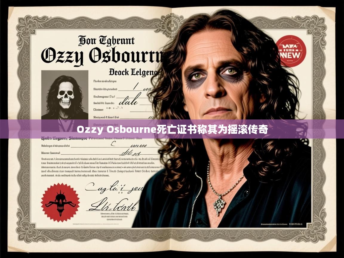 Ozzy Osbourne死亡证书称其为摇滚传奇 Ozzy Osbourne死亡证书称其为摇滚传奇